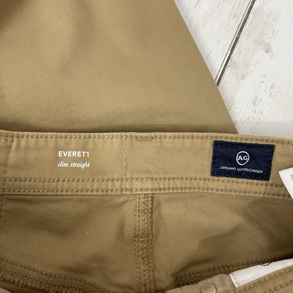 AG Adriano Goldschmied Men’s 28x32 Everett Slim Straight Sueded Sateen P… - Picture 8 of 11